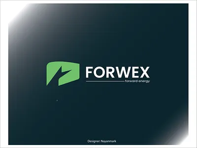 FORWEX – Energy & Tech Logo Design 3d branding energy forwex graphic design green identity logo logoforsale logomark minimal modern startup tech vector