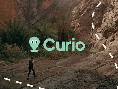 Curio branding graphic design logo ui uiux