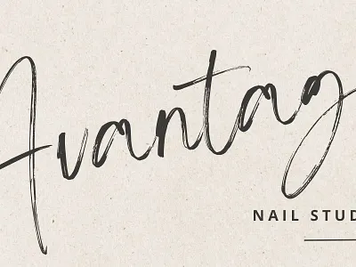 Nail Salon Business Card branding