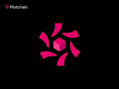 blockchain logo design blockchain blockchain logo box branding cube graphic design icon logo logo design symbol