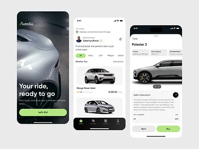 AutoGo - Car Rental App app design booking app car app car booking app car rental car rental app cars cng design electric cars ios mobile mobile app mobility product design rental app ride ui uiux ux