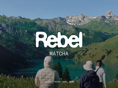 Brand Identity Concept - Rebel Matcha adventure branding brand guidelines brand identity brand positioning brand system branding food and beverage japanese design lifestyle brand lifestyle photography logo design matcha organic branding outdoor branding packaging design specialty food tea branding typography visual identity wellness brand