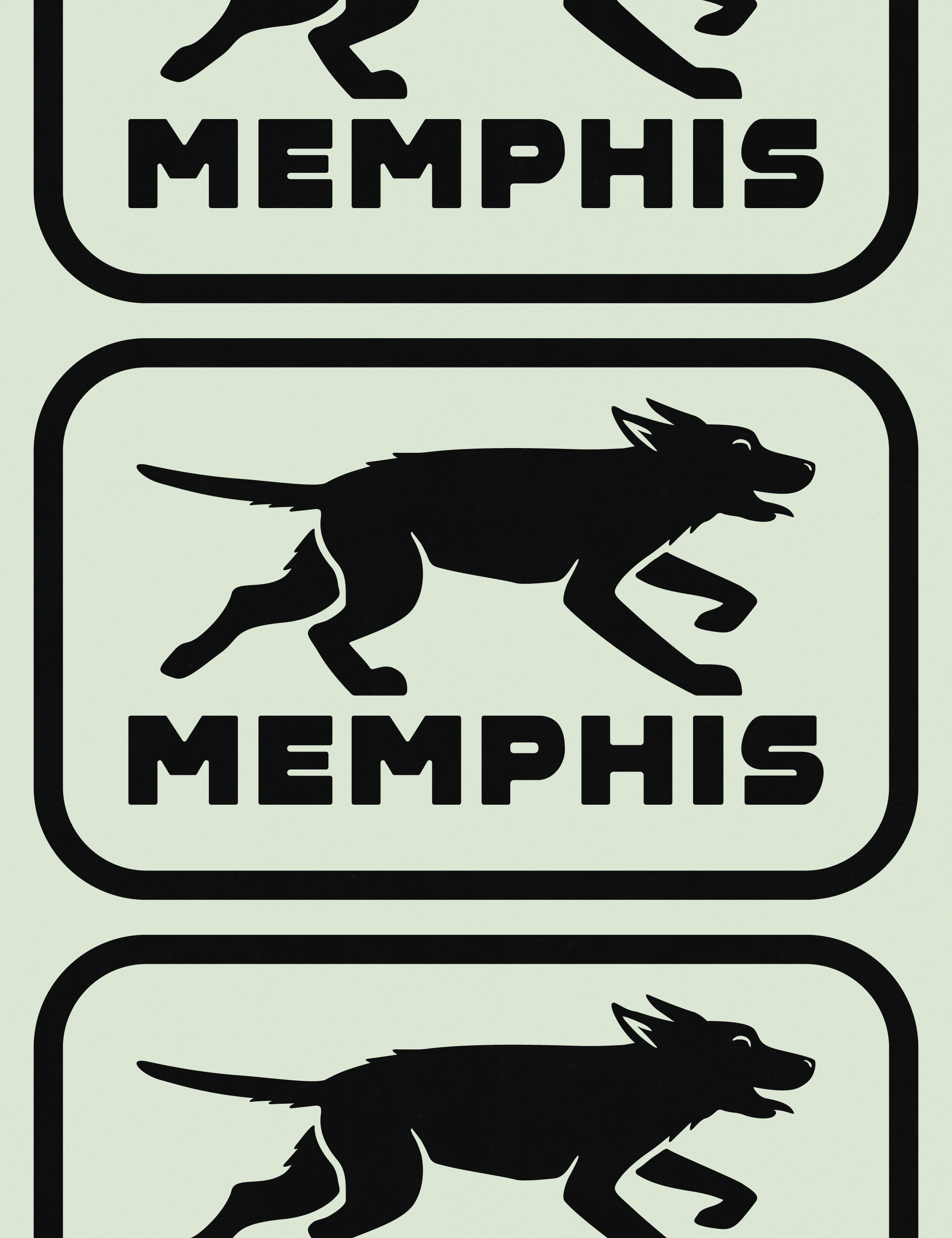 Memphis Badges, 2026 animal badge brand identity branding dog dog portrait illustration logo pet pet portrait