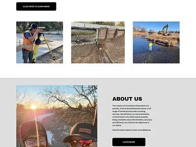Cornerstone Geomatics Website design web design web development