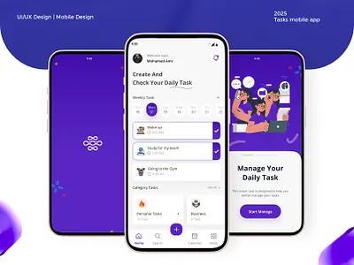 Task Management App mobile ui