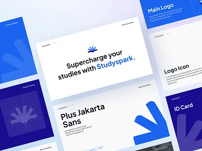 StudySpark - Brand Identity & Guidelines 🦉✨ (Vol. 3/4) app brand brand identity branding design education guidelines illustration logo mobile orely planner student typography ui ux visual identity