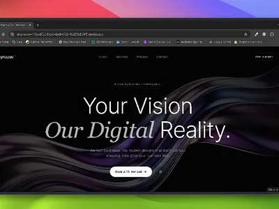 Trillion Dollar Agency: Scaling the Future 3d agency branding case study corporate creative agency dark mode developement agency developementagency figma interaction design landing page minimalist nextjs product design saas user interface ux visual identity web design