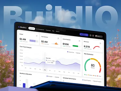 Construction Dashboard Design admin dashboard analytics dashboard b2b saas business intelligence construction dashboard cost management dashboard ui data visualization enterprise dashboard financial dashboard management software operations dashboard product design project management dashboard risk management saas dashboard startup saas ui design ux design web app ui