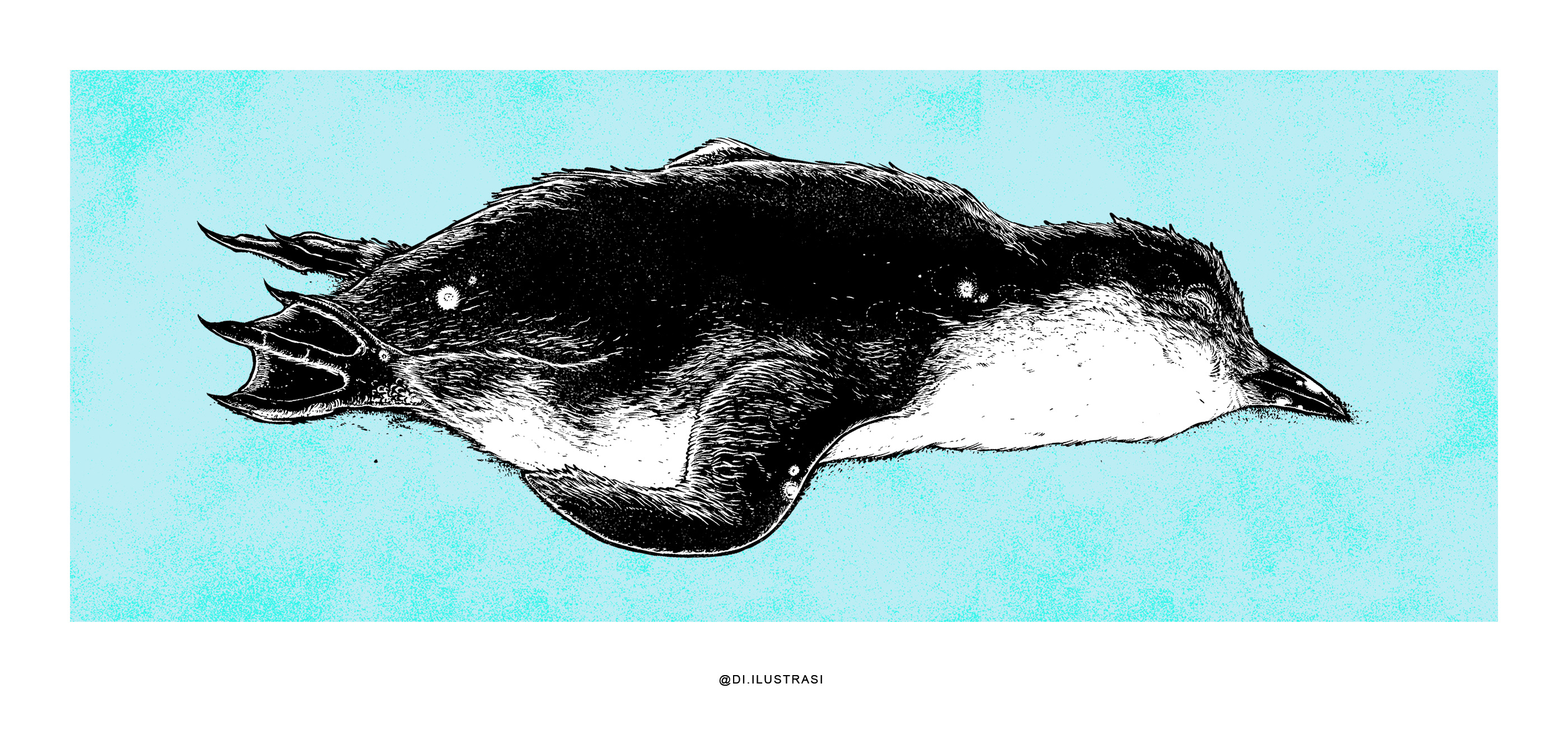 The Nihilist Penguin​​​​​​​ animal coveralbum darkart design designtshirt graphic design illustration merch nihilist penguin