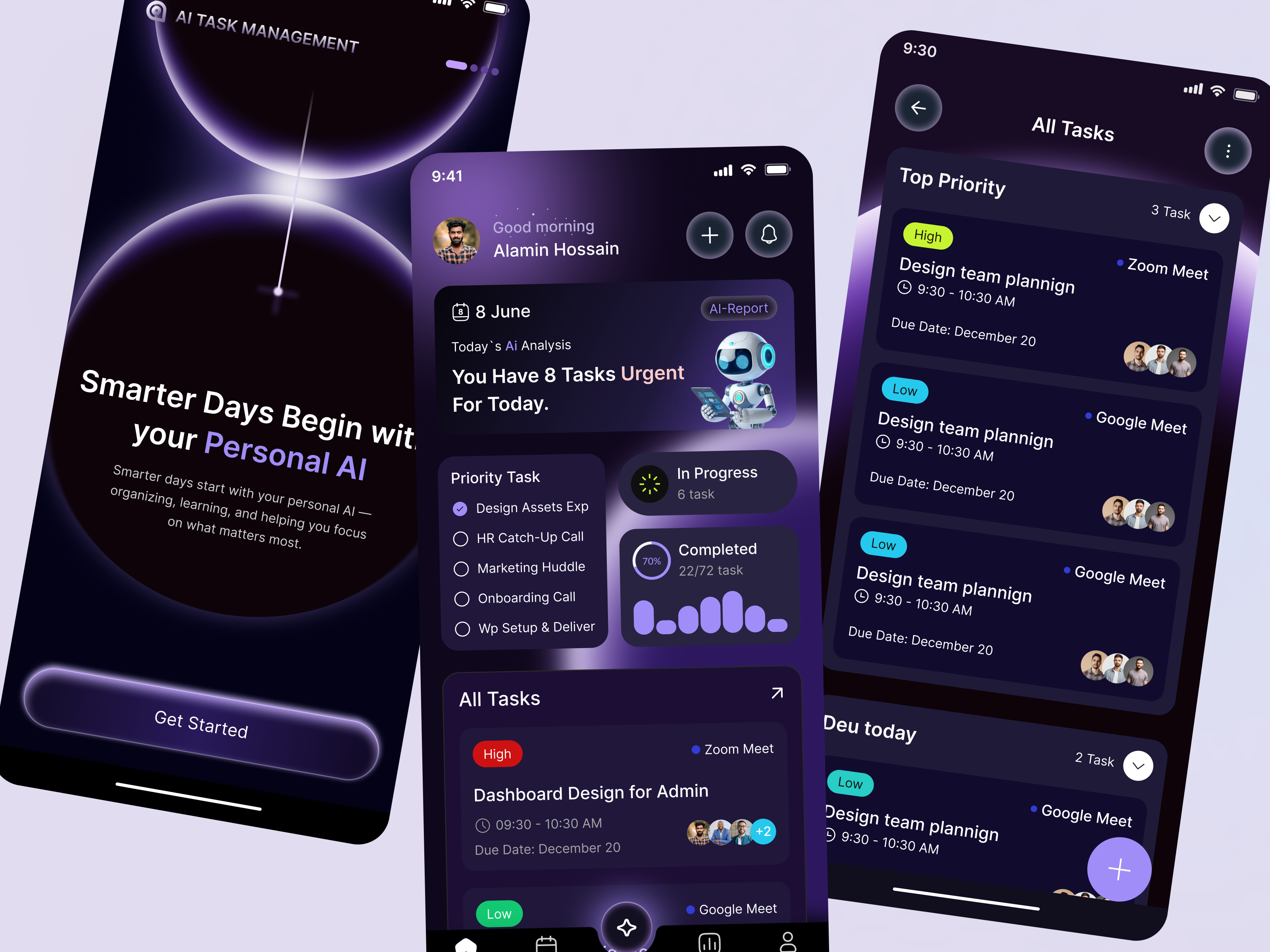 Example of Ai Mobile App Design UI/UX Design