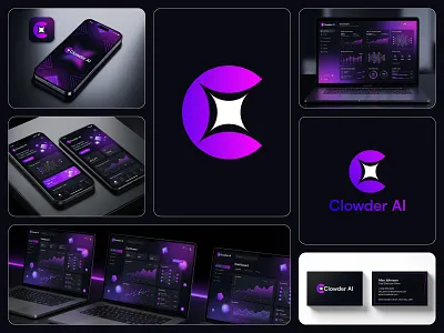 AI Logo Design _ Tech & Innovation Branding ai logo ai logo icon app logo artificial intelligence best logo designer brand identity branding c letter logo c logo creative letter c logo logo logo design logo designer minimalist logo modern logo spark startup tech logo web logo