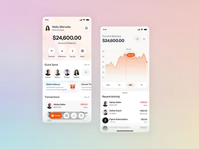 Fintech App Design app design app ui bank app banking app ui banking uiux design finance app design finance ui financial app fintech fintech app fintech ui ux ios app ui mobile app mobile banking modern ui design money management app saas saas app design ui