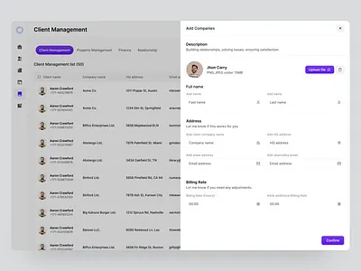 Safetec — CRM Dashboard For Client Management client management crm crm dashboard design crm design dashboard dashboard design data visualization employee management gps tracking mobile product design property management saas ui design uiux design ux design wavespace web app website workforce