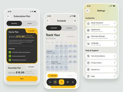 AI-ready task planner UI ai assistant ai productivity ai reminder app designer daily planner ios app design mobile app mobile app design mobile app designer planner app product design productivity app saas app schedule app tagstask manager app task app task list task management task management app to do list