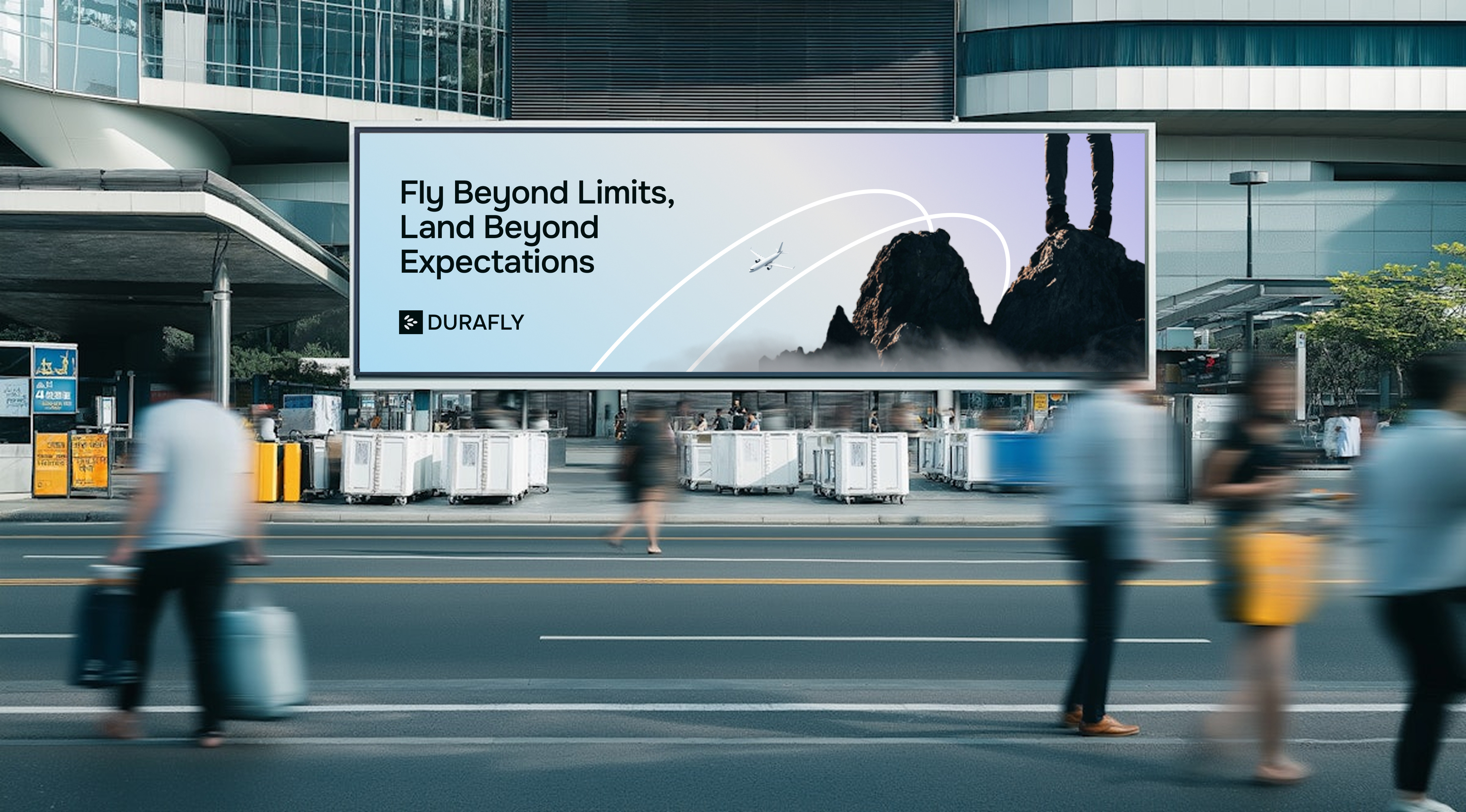 Durafly - Travel logo branding app icon brand designer brand identity branding custom logo design iconic logo logo logo design travel logo