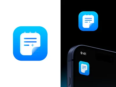 App Icon concept for Ai note - taking app abstract logo ai app icon designers app icons app logo brand identity colorful logo gradient logo icon logo logo design logo designer logodesign modern logo note taking app