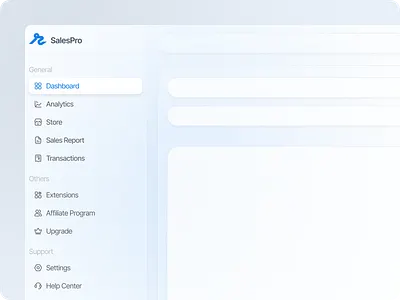 Dashboard Sidebar dashboard design interface product service sidebar ui ux web