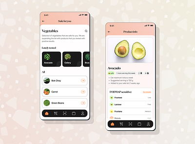 FoodTreat – Diet assistant app design graphic design product design ui ux