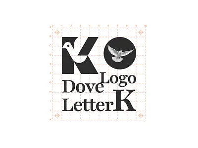 Letter K Dove Exclusive Logo Design for Sale by Anhdodes anhdodes animal bird branding design dove graphic design letter k logo logo design logo designer logodesign minimalist logo pigeon typography