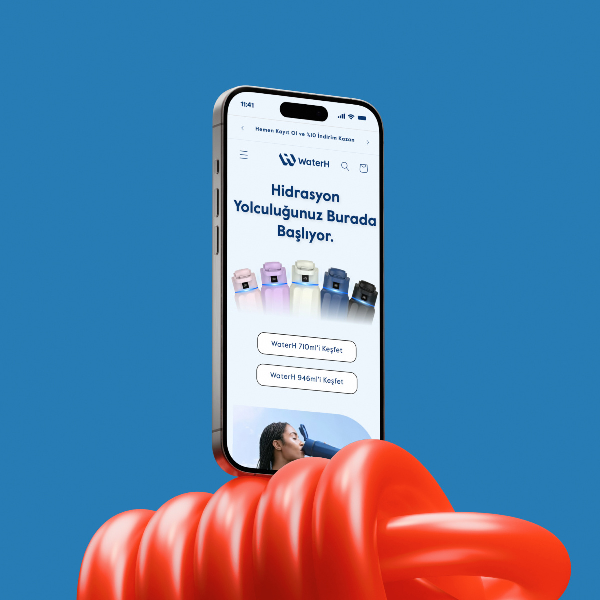 WaterH Smart Bottle | Web Dev. back end coding development product design user experience user interface