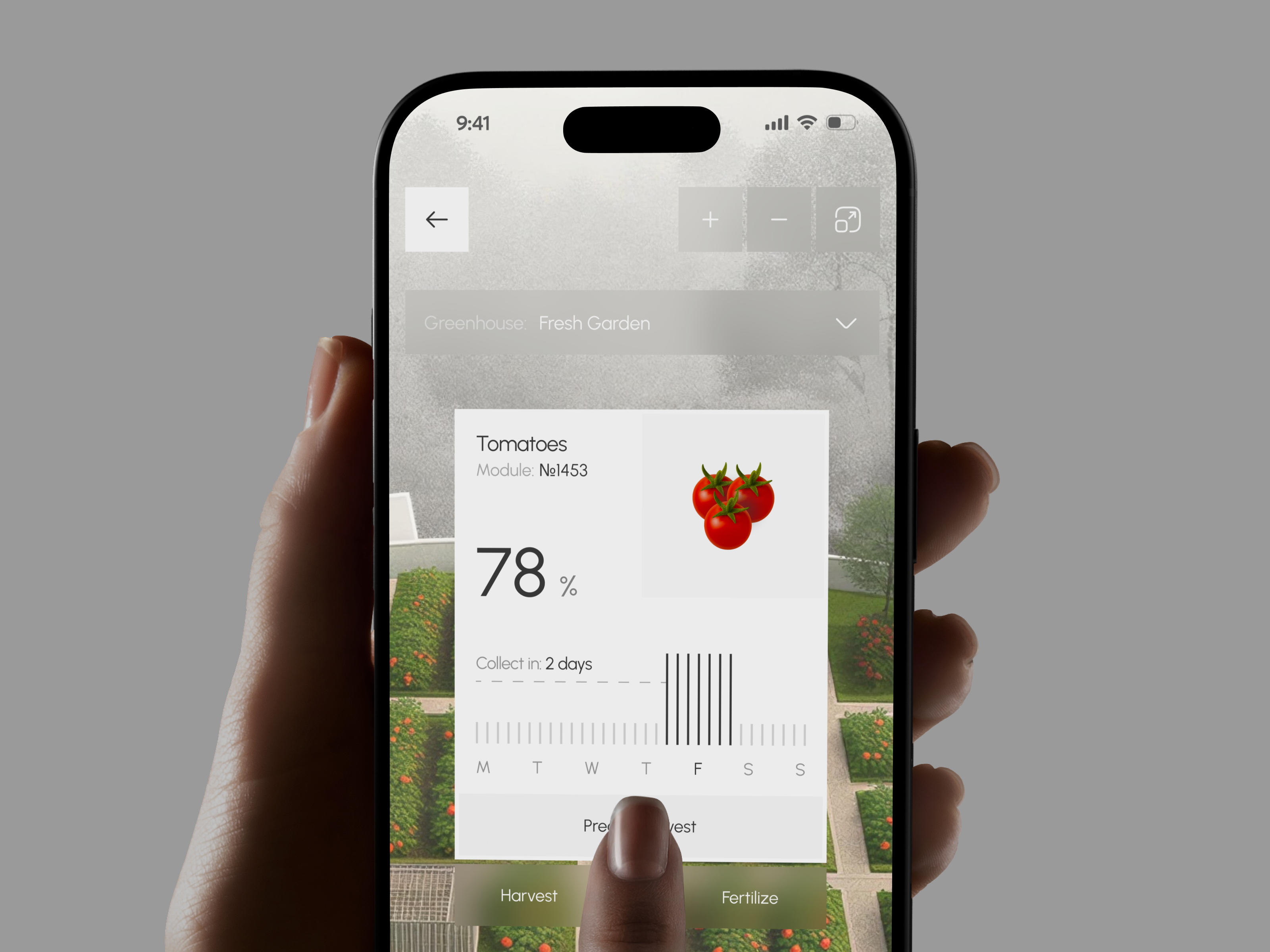 Groverla Mobile App — IoT Greenhouse Control Platform admin ai app app design b2b crm dashboard design greenhouse infographic interface iot mobile mobile app mobile design product saas software ui ux