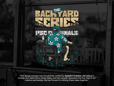 The Backyard Series artwork branding contests design digital design diy graphic design illustration logo tshirts typography vector vintage