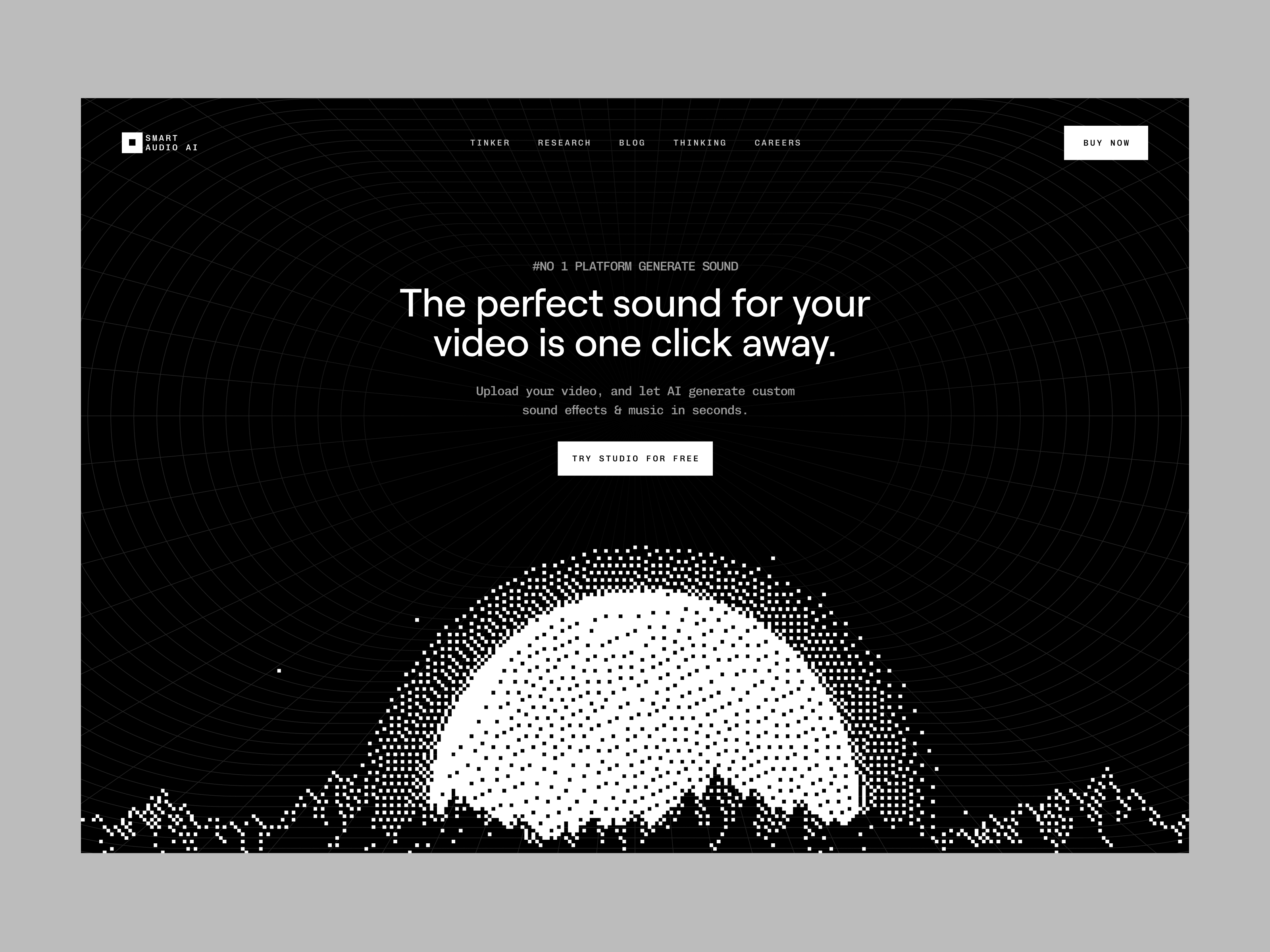 AI That Generates Sound for Video ai generator ai platform ai website aiweb audio audio editing funded generativeai graphic design landingpage machinelearning smart voice generator soundesign startup techproduct uiux voice