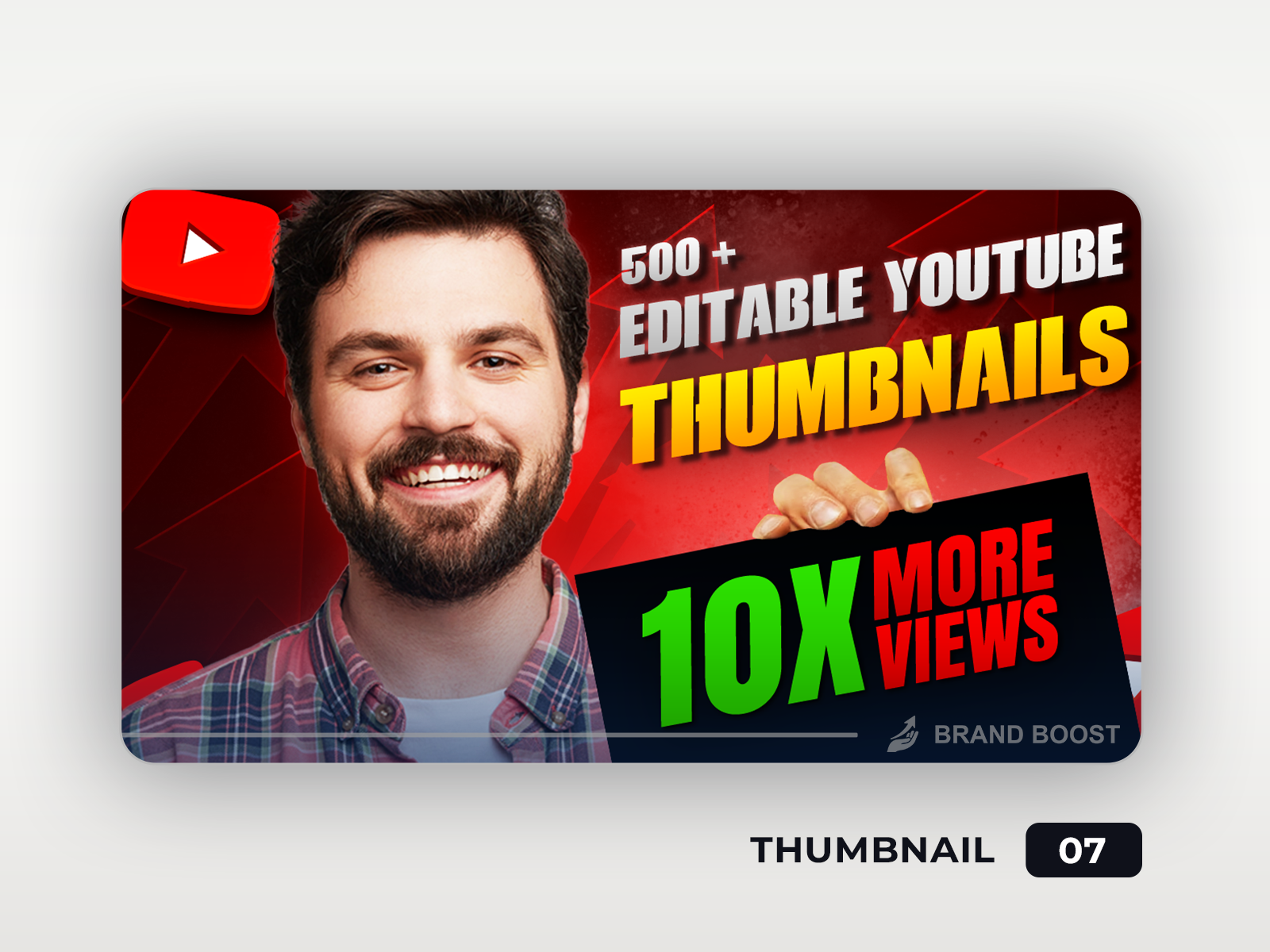 Custom Thumbnail Design for Growth graphic design