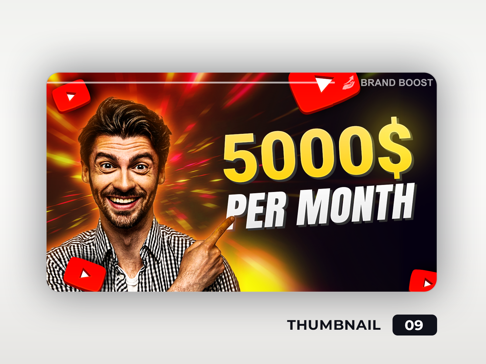 Online Earning: 5k/Month Thumbnail Design graphic design