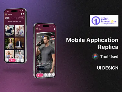 Fit and Meet App UI design 3d branding ui