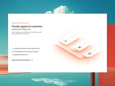 B2B SaaS website feature section ui design interface product service startup ui ux web