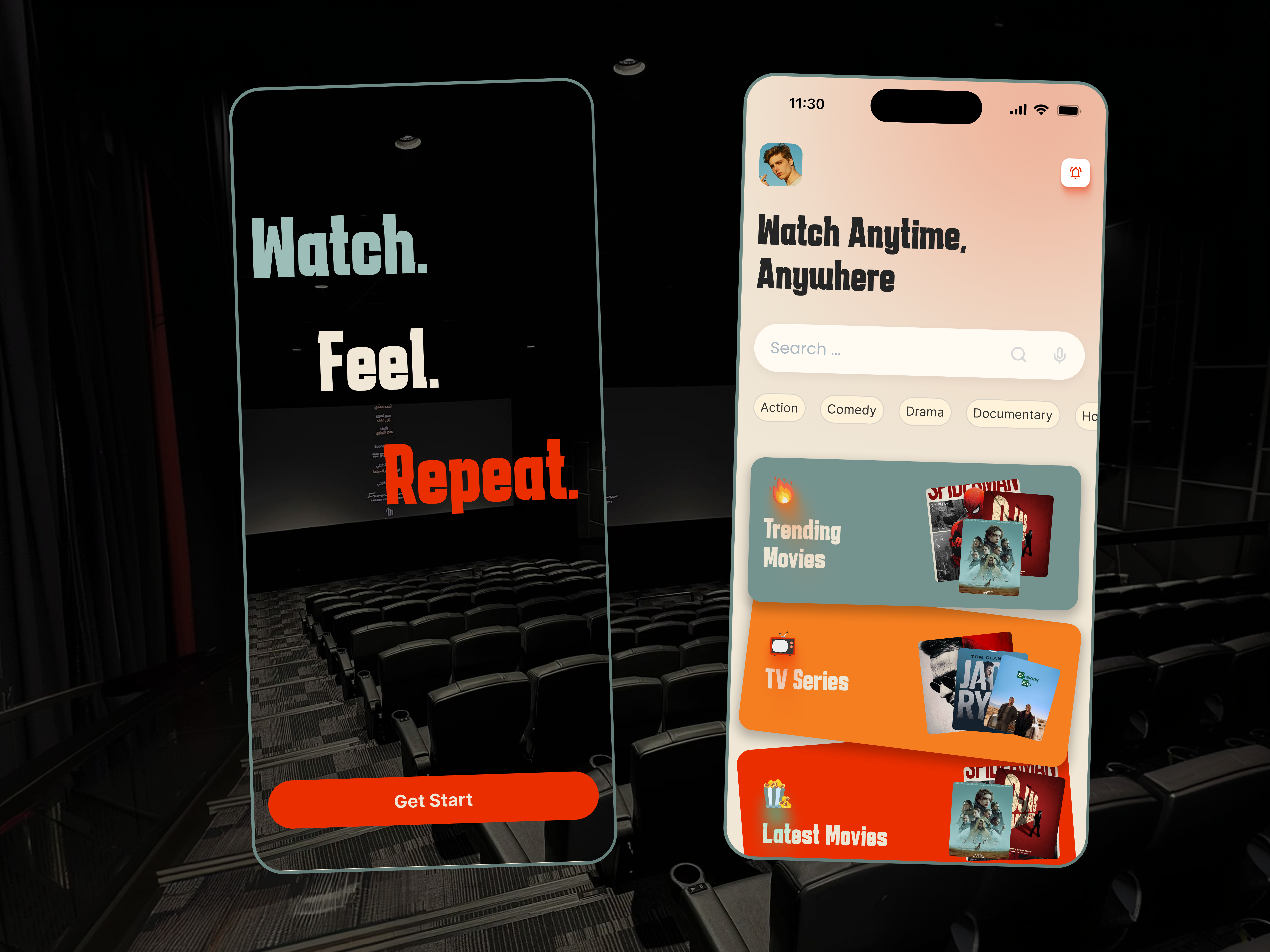 Example of Minimal & Modern Mobile App UI Design