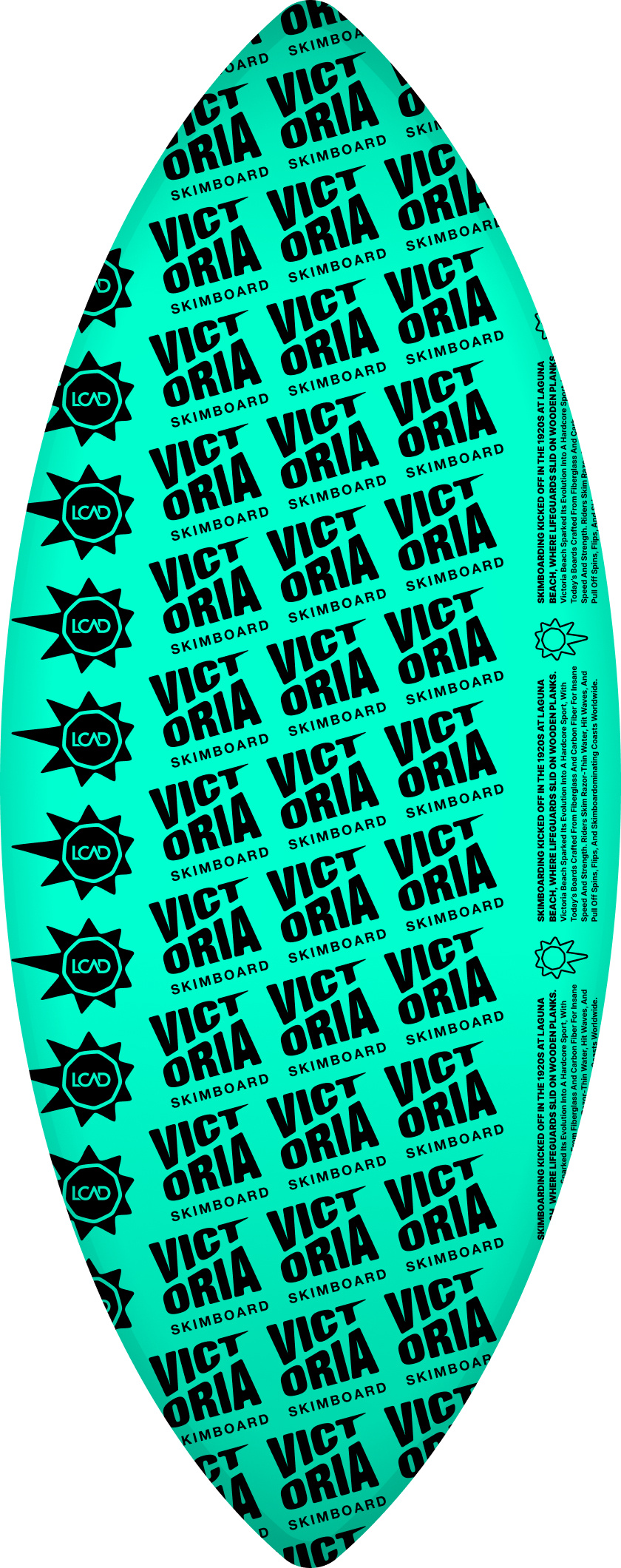 Victoria Skimboard Pattern (Candy) graphic design illustration lcad madiallen pattern skimboard skimboards surf victoria