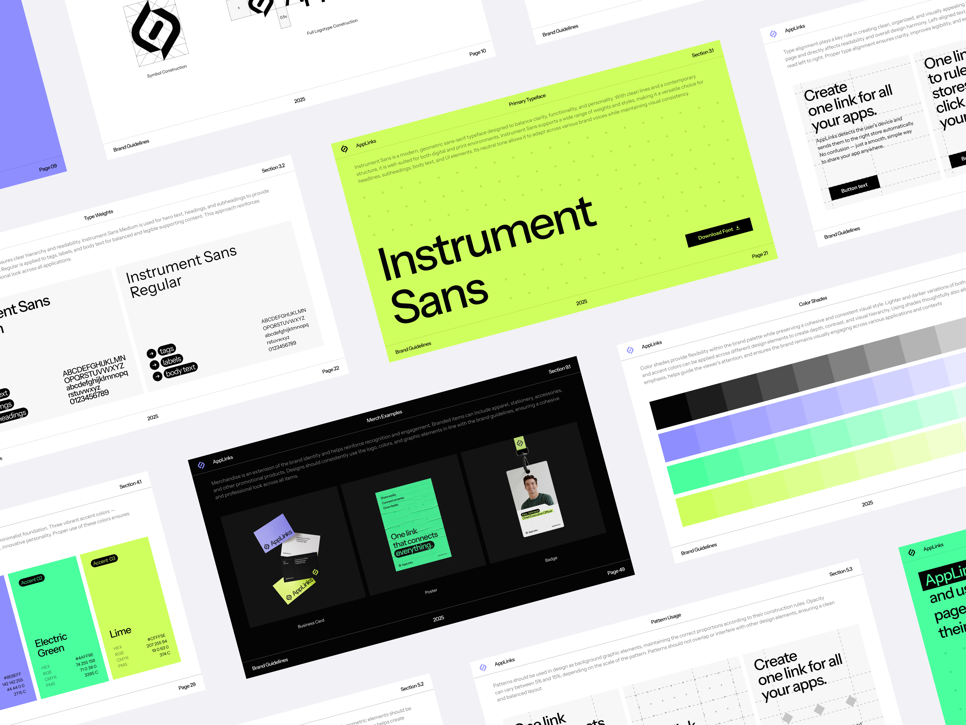 Example of Brand Guidelines & Design System for a Tech Startup