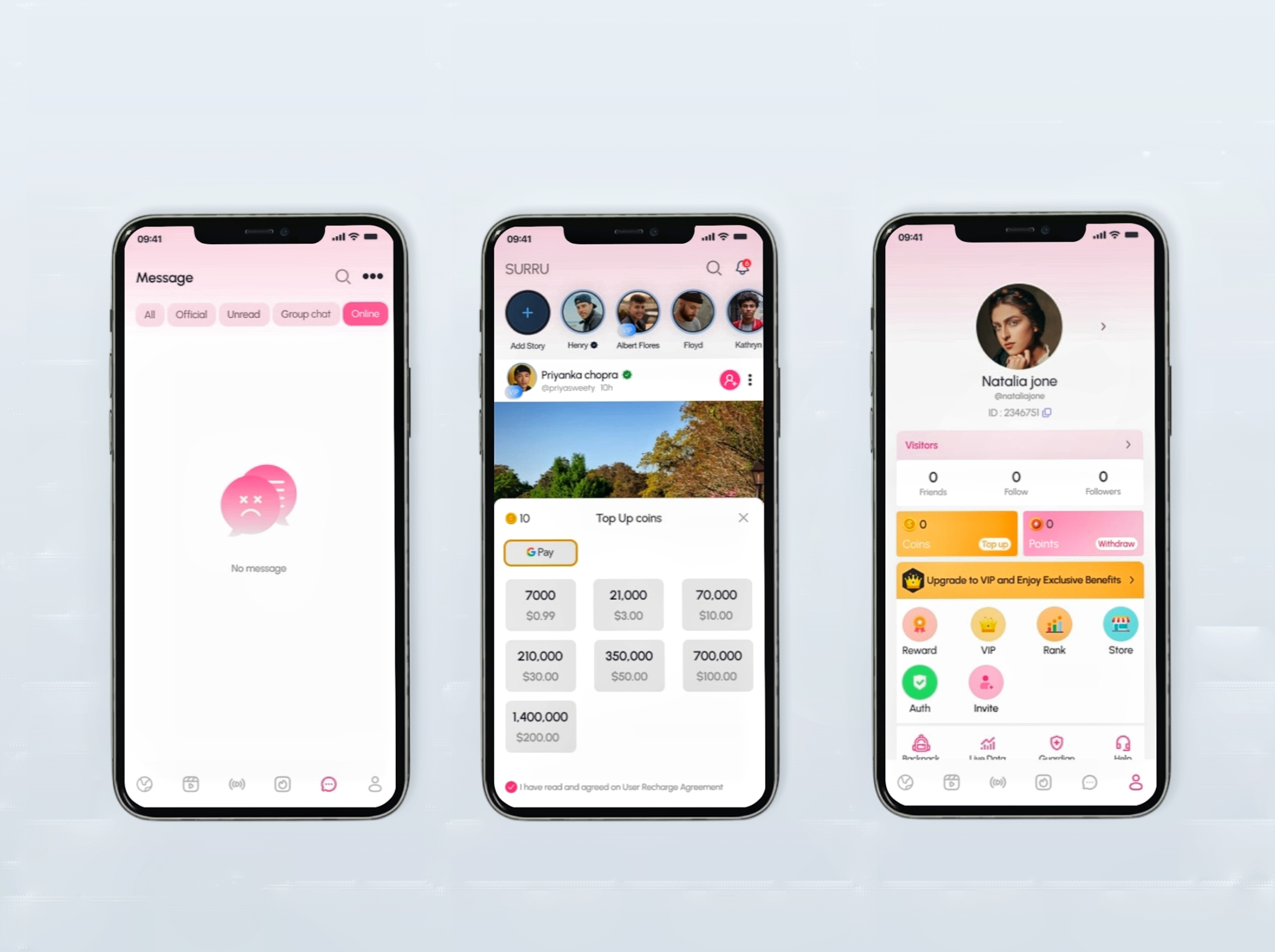 Example of Minimal Mobile App Design