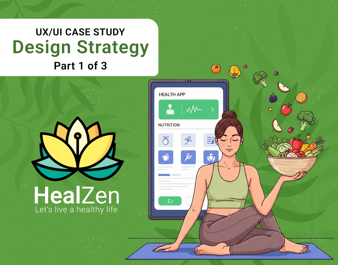 HealZen Health Application Design 5ways technique appdesign application design competitor analysis data clustering design strategy empathy map persona problem statement storyboard target audience ui user journey map user research user segment ux value proposition canvas