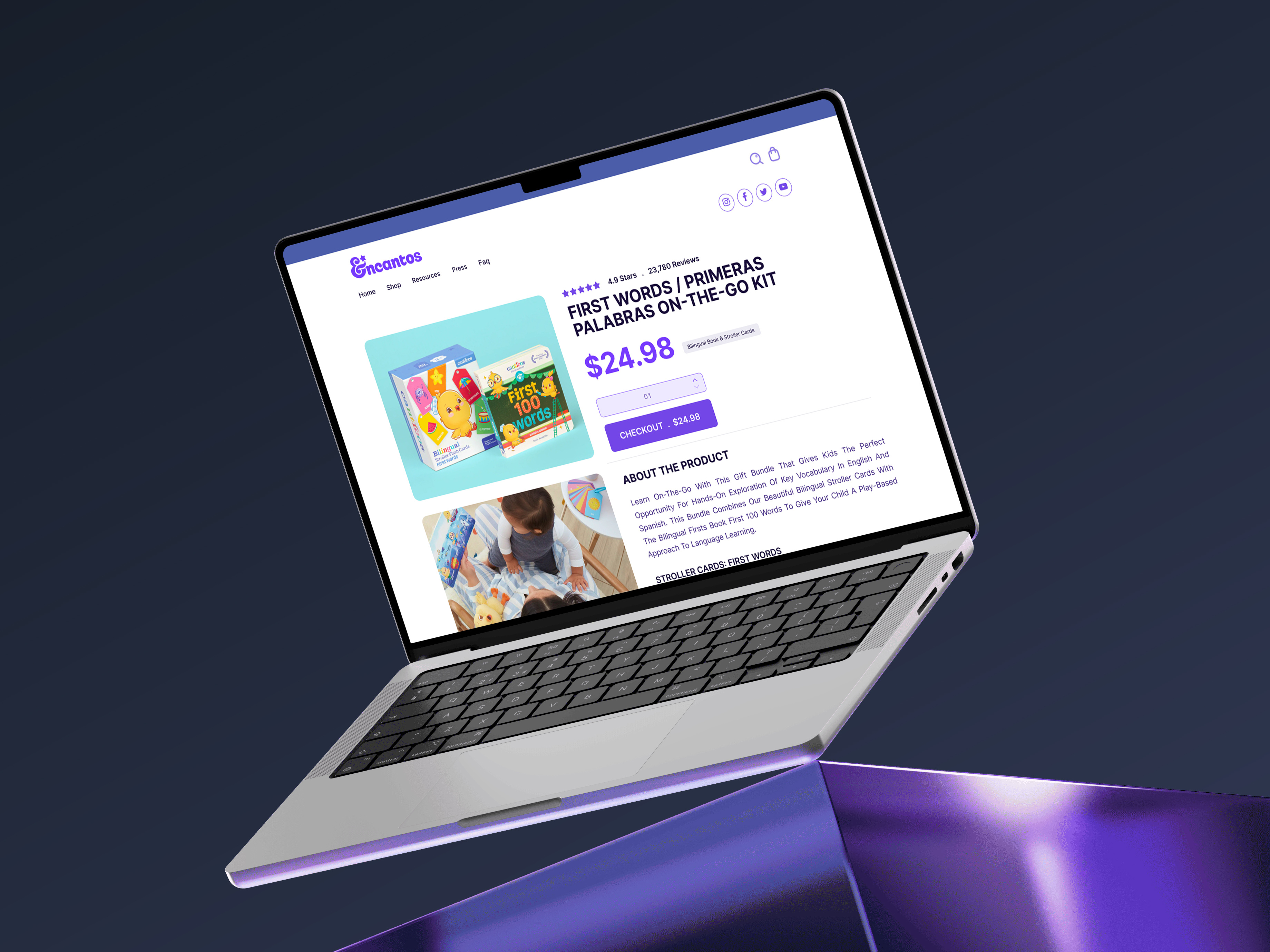 Encantos Checkout Page Design landing page ui ui ux design web design