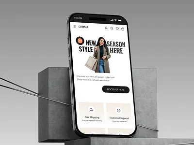 Fashion Dress Mobile App. app dress shop mobile app ecommerce mobile app mobile app mobile app ui online shop shop mobile app