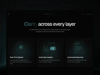 AI Analytics — Dark UI clean concept design dark mode design ui