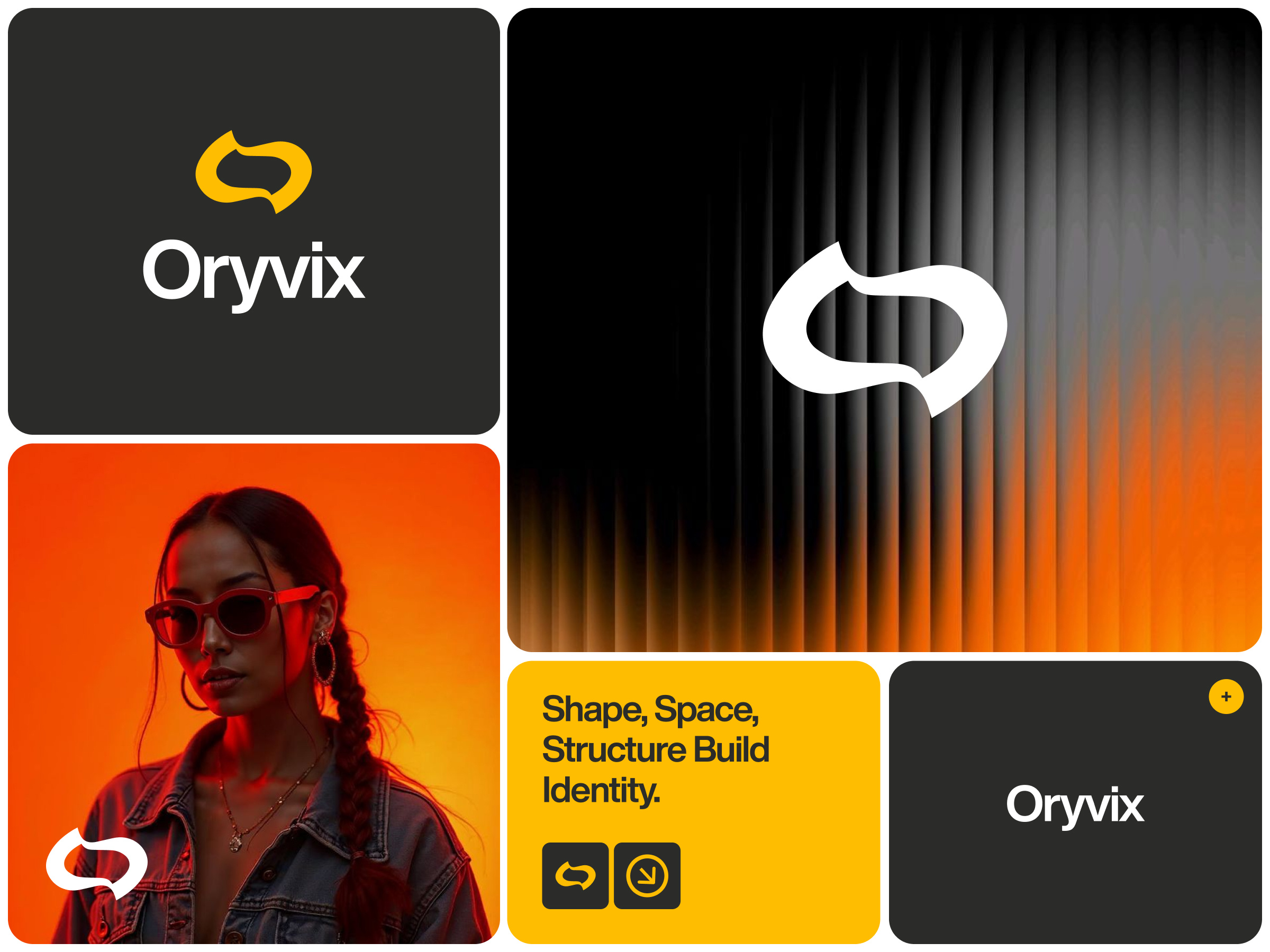 Oryvix - Clean, Bold, Minimal Logo Concept Branding abstract logo branding circle logo shapes developement graphic design graphics design logo logo barnding logo desig marketing medical branding modern logo oryvix social media design tech logo techwitpor unique logo concept design yellow