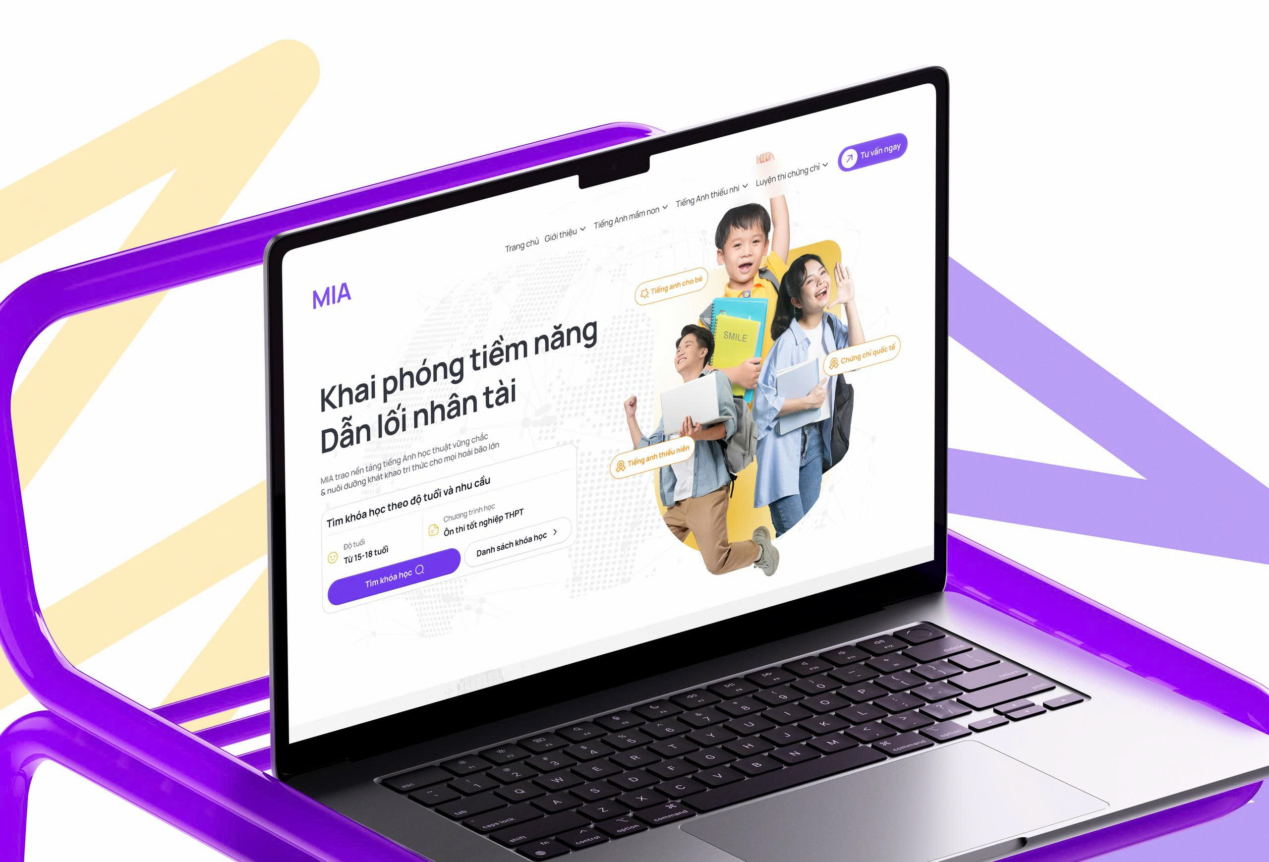 MIA English - Education UX UI website education education website ui ui design ui website design user experience design user interface design ux design website design