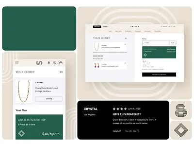Logo animation for E-commerce site brand identity branding design e commerce jewelry design luxury branding mobile app subscription service switch ui ux