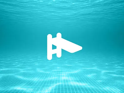 Diving Board Logo ai logo blockchain logo brand identity clean logo crypto logo crypto token cryptocurrency diving board geometric logo iconic logo logo mark minimalist logo modern logo simple logo swimming pool symbolic tech logo ui visual identity