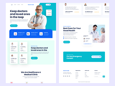 Health Website App Design design doctor health health app design health app design landing page design ui ux ux design web design website design