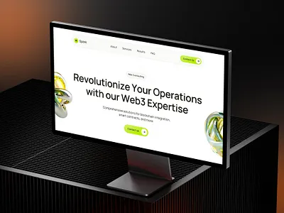 Web3 Agency Website Design 3ddesign branding designconcept futuristicdesign glassmorphism graphic design minimalui nextgendesign premiumdesign ui uidesign