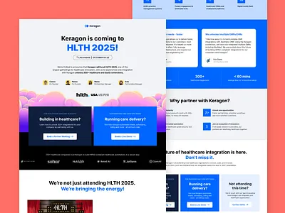 Keragon - Landing Page ad design cro homepage landing page paid media ppc design saas ui design webpage