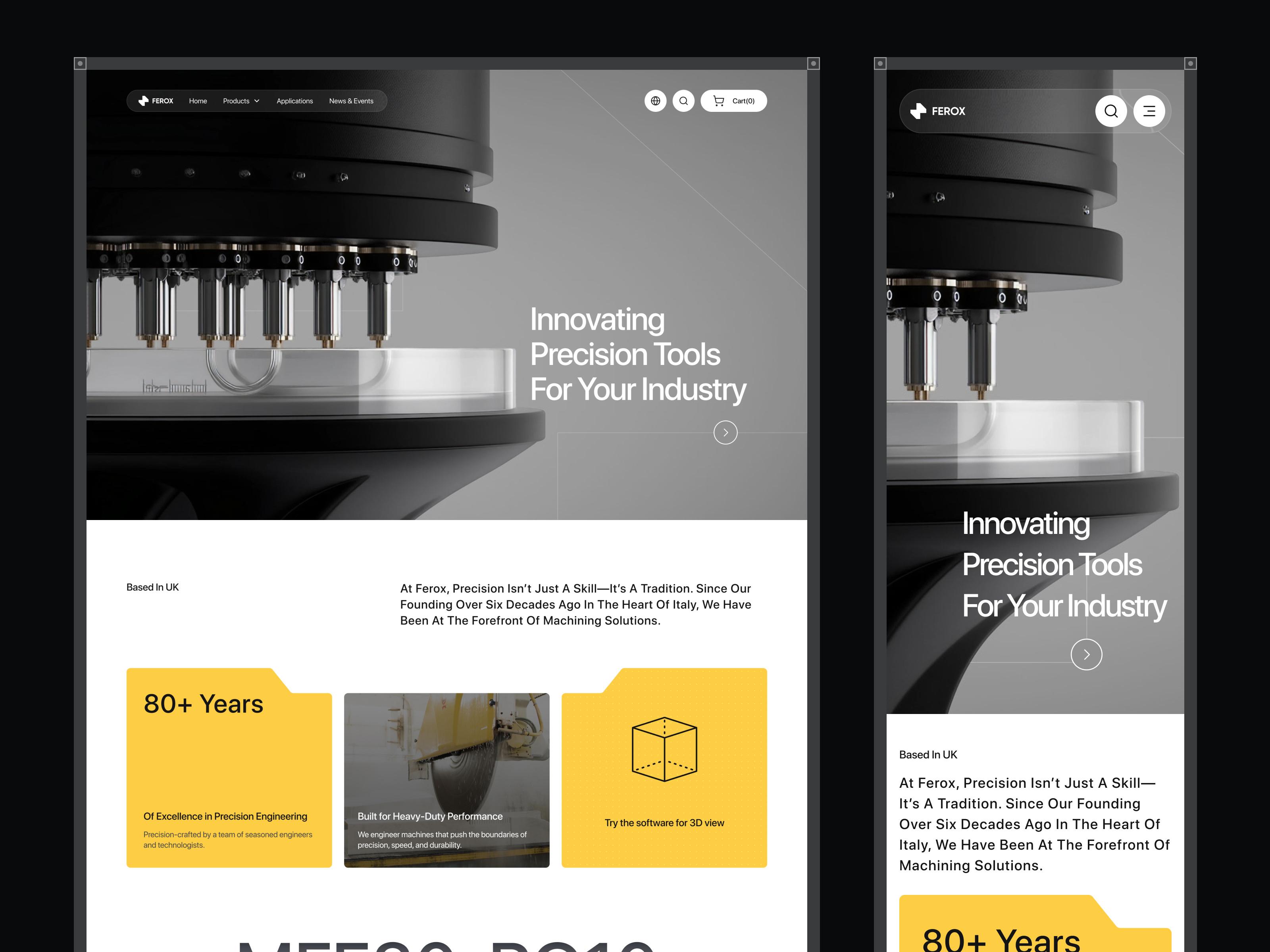 B2B Heavy Machinery Web Platform b2b b2b website design ecommerce ecommerce website enterprise ux enterprise website focotik heavy machinery industrial saas industrial website ui ui design ui ux design web ui website website design