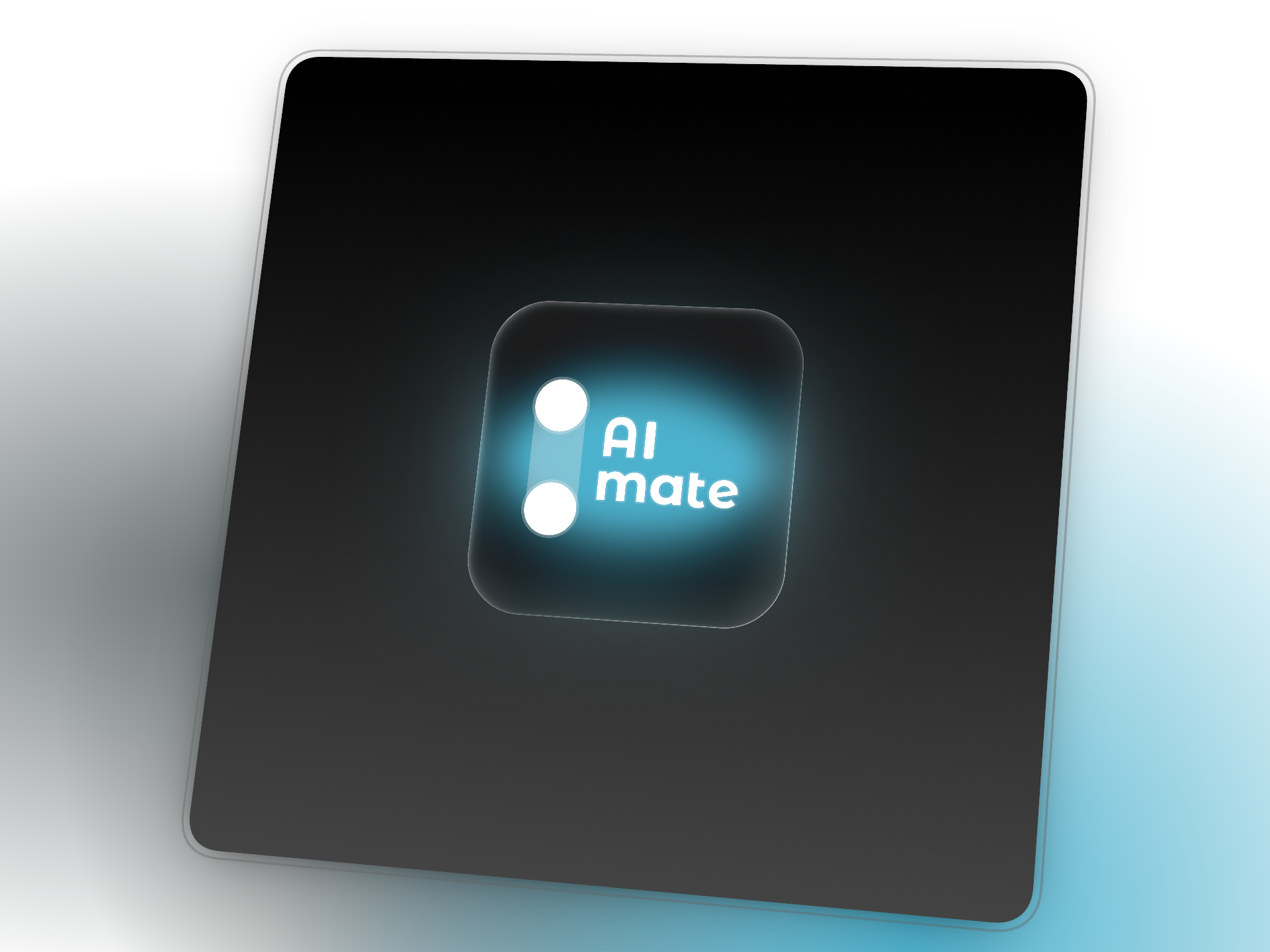 AImate - math chat 3d ai aichat animation appstore branding design glass graphic design liquid liquidglass logo math mobile ui ux webdesign