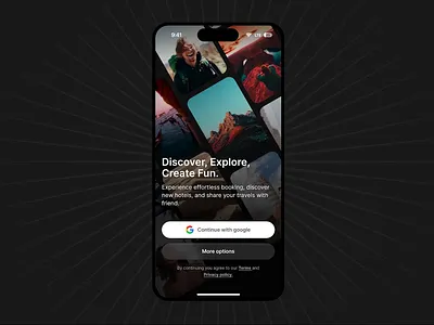 Travel app app splash travel ui ux
