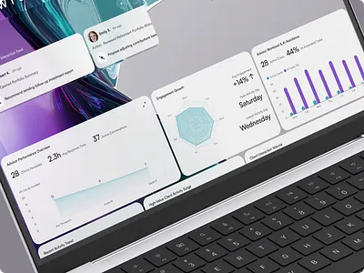 OrbitStone - Real-Time Engagement & Performance Insights ai analytics b2b dashboard data visualization fintech product design ui ux